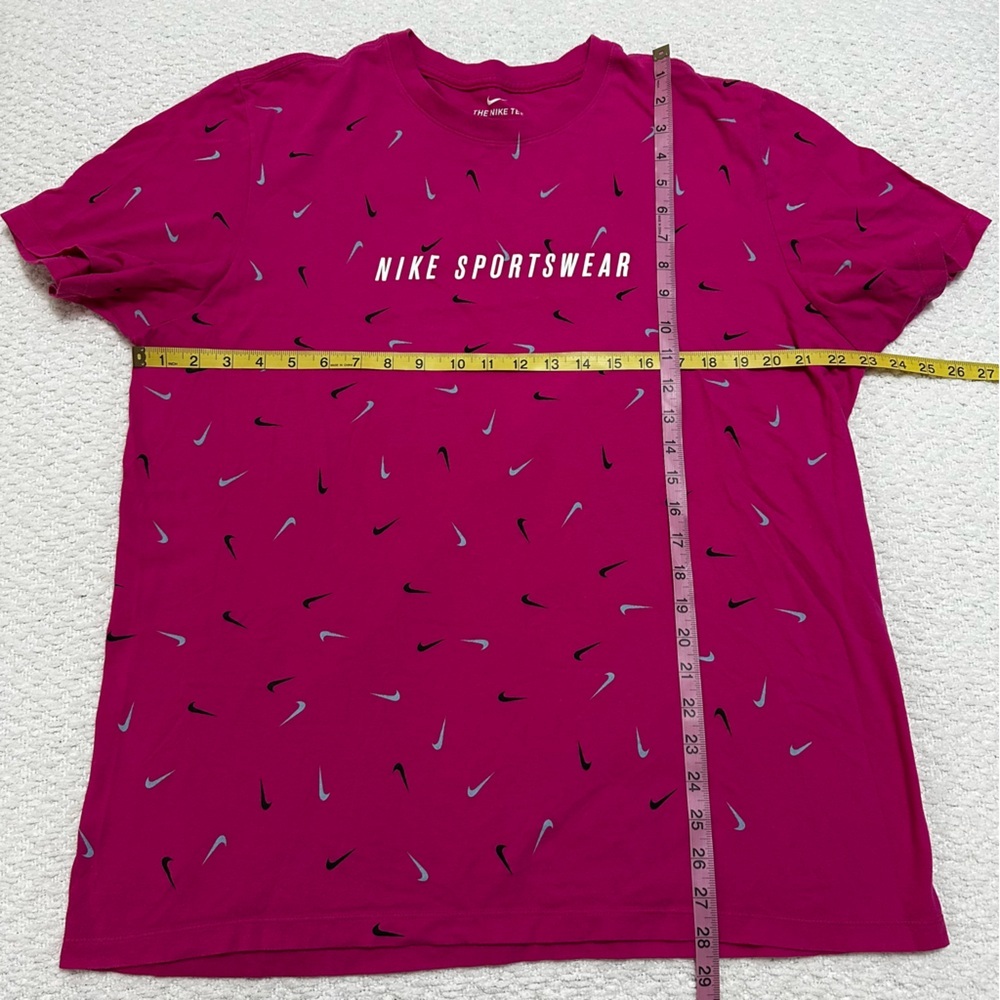 Nike Sportswear Miami AOP Checks Tee Men’s Size Large XL - Picture 4 of 5